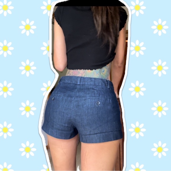 Banana Republic Hampton Fit Shorts 25/0 Petite Chambray - Picture 4 of 8